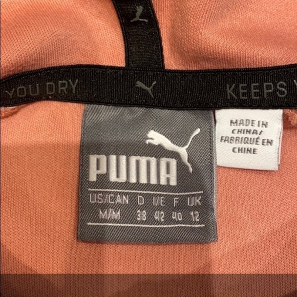 Puma cropped scuba hoodie SZ medium - Picture 10 of 10